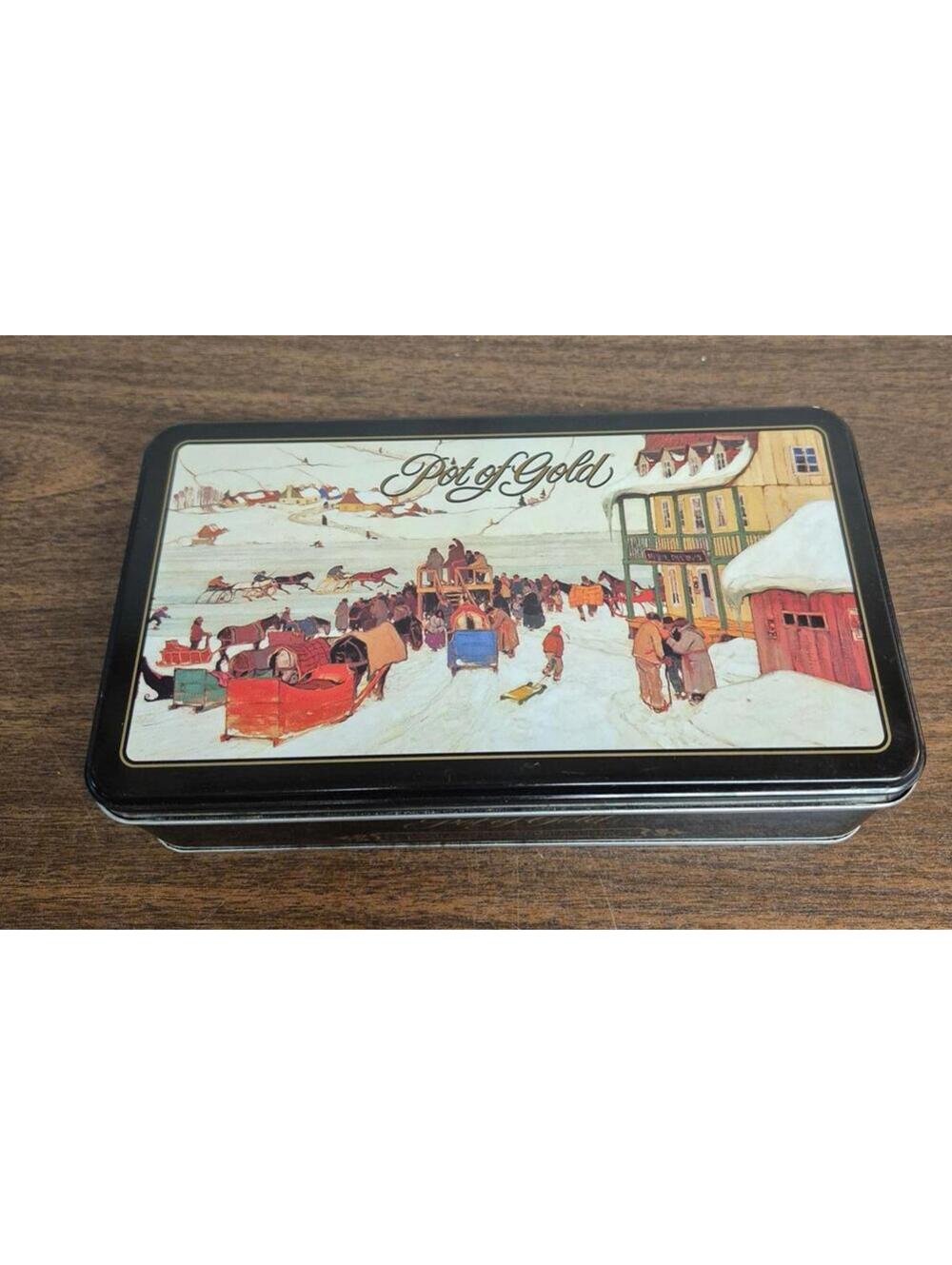 Pot of Gold Limited Edition Tin - Town Gathering, Ice Racing